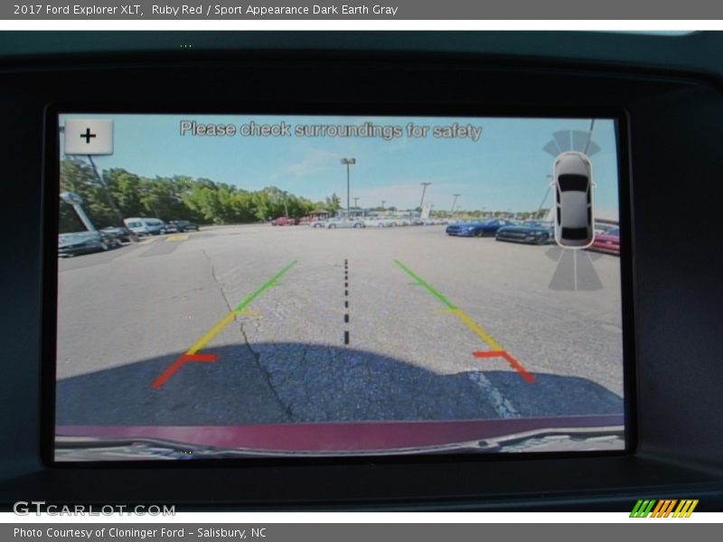 Ruby Red / Sport Appearance Dark Earth Gray 2017 Ford Explorer XLT