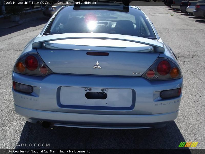 Steel Blue Pearl / Midnight 2003 Mitsubishi Eclipse GS Coupe