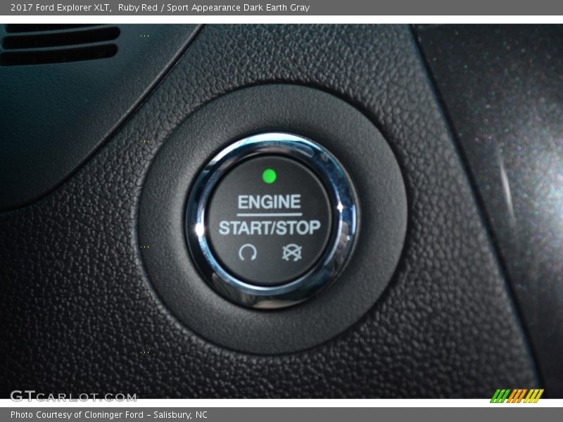 Ruby Red / Sport Appearance Dark Earth Gray 2017 Ford Explorer XLT