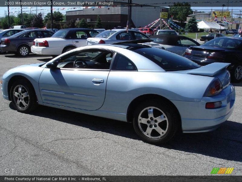 Steel Blue Pearl / Midnight 2003 Mitsubishi Eclipse GS Coupe
