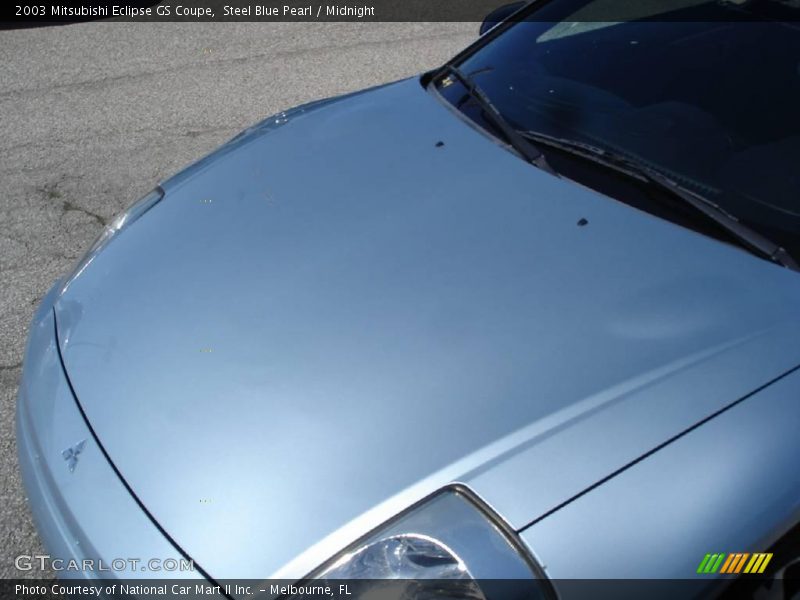 Steel Blue Pearl / Midnight 2003 Mitsubishi Eclipse GS Coupe