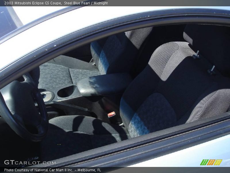 Steel Blue Pearl / Midnight 2003 Mitsubishi Eclipse GS Coupe