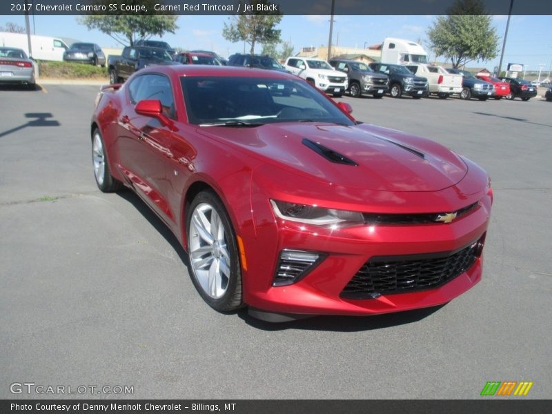 Garnet Red Tintcoat / Jet Black 2017 Chevrolet Camaro SS Coupe