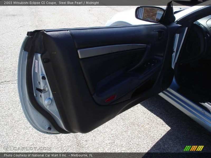 Steel Blue Pearl / Midnight 2003 Mitsubishi Eclipse GS Coupe