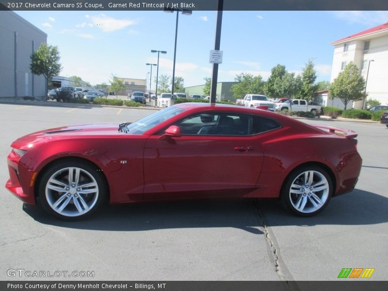 Garnet Red Tintcoat / Jet Black 2017 Chevrolet Camaro SS Coupe