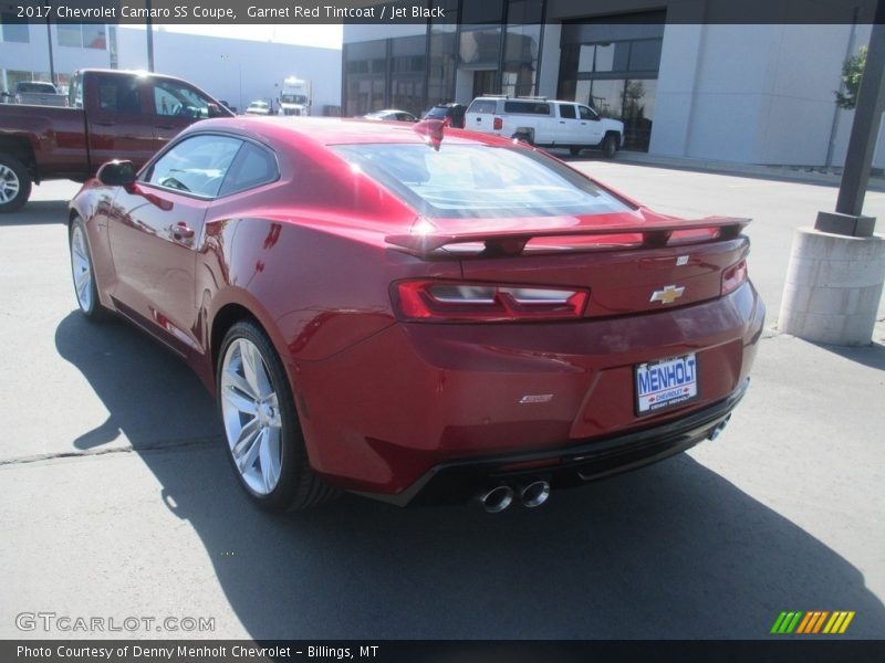 Garnet Red Tintcoat / Jet Black 2017 Chevrolet Camaro SS Coupe