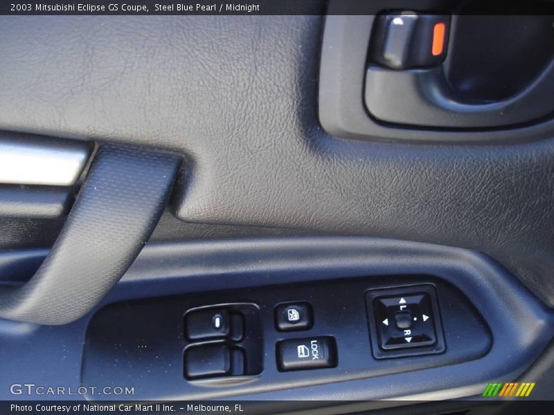 Steel Blue Pearl / Midnight 2003 Mitsubishi Eclipse GS Coupe