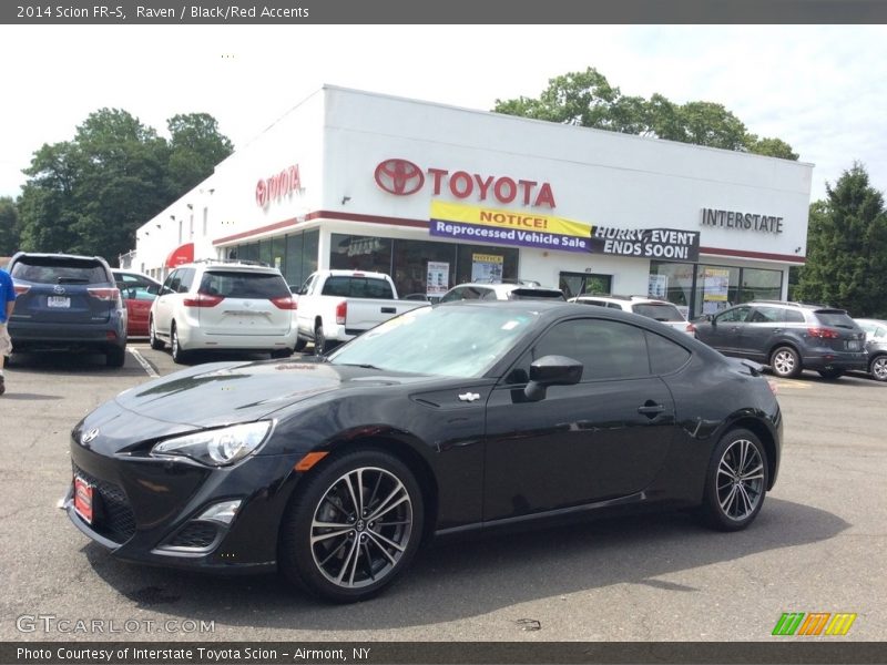 Raven / Black/Red Accents 2014 Scion FR-S