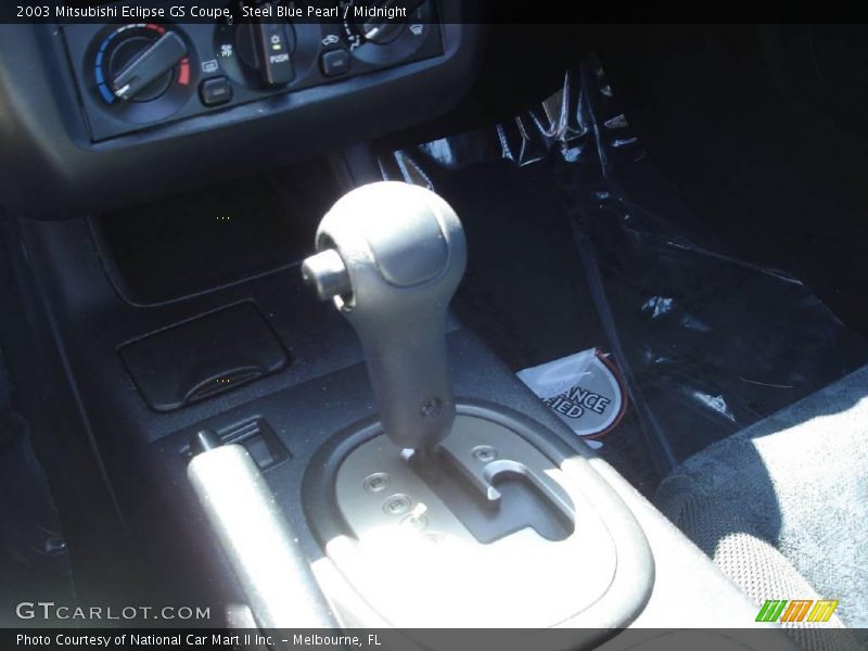 Steel Blue Pearl / Midnight 2003 Mitsubishi Eclipse GS Coupe