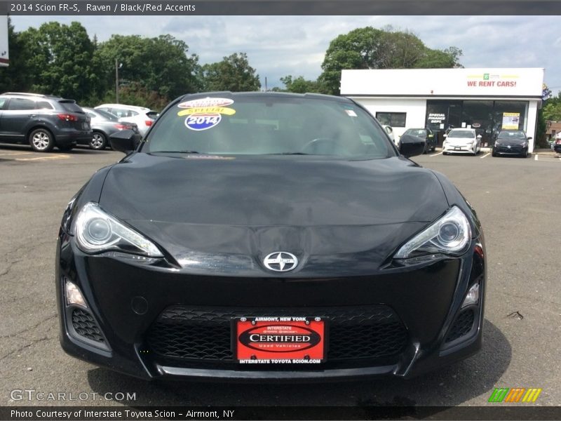 Raven / Black/Red Accents 2014 Scion FR-S