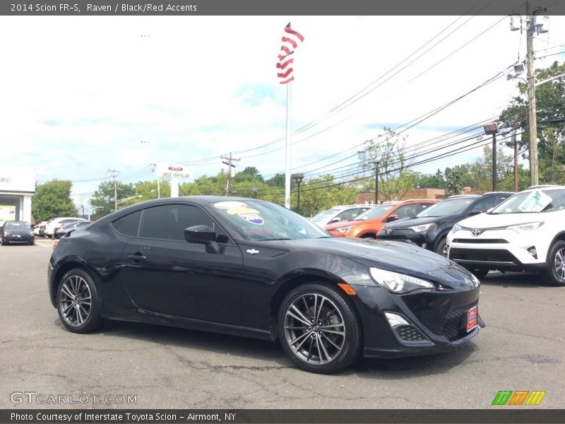 Raven / Black/Red Accents 2014 Scion FR-S