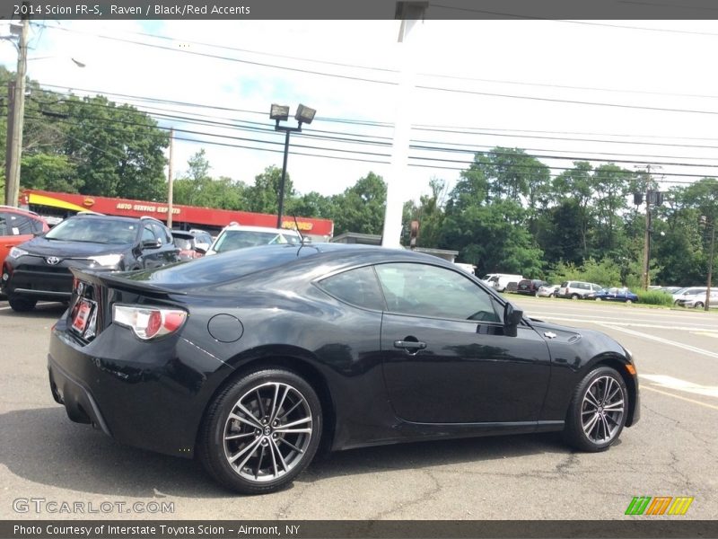 Raven / Black/Red Accents 2014 Scion FR-S