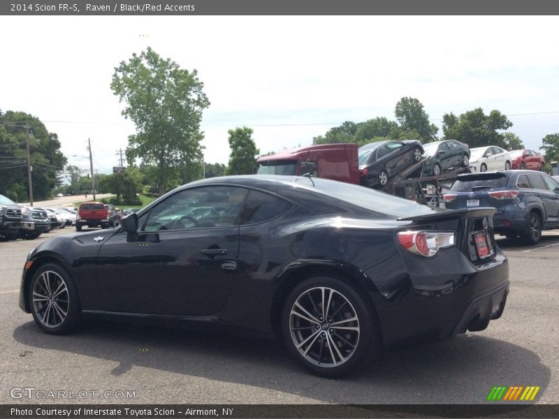 Raven / Black/Red Accents 2014 Scion FR-S