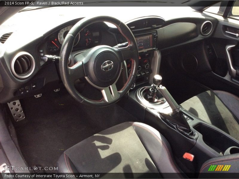 Raven / Black/Red Accents 2014 Scion FR-S