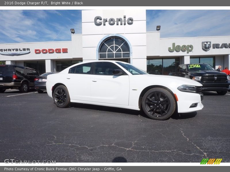 Bright White / Black 2016 Dodge Charger R/T