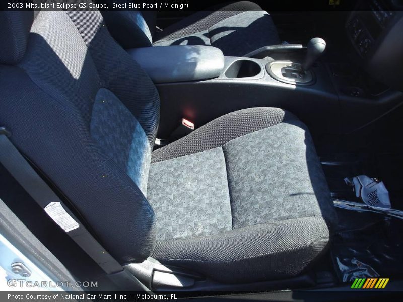 Steel Blue Pearl / Midnight 2003 Mitsubishi Eclipse GS Coupe