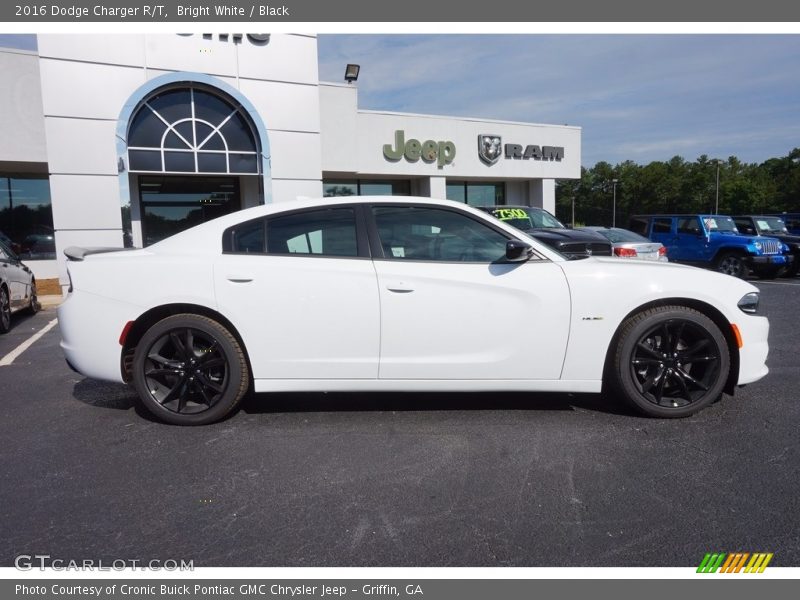 Bright White / Black 2016 Dodge Charger R/T