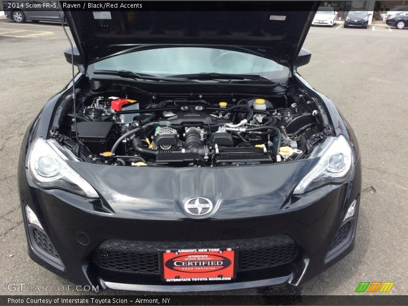 Raven / Black/Red Accents 2014 Scion FR-S