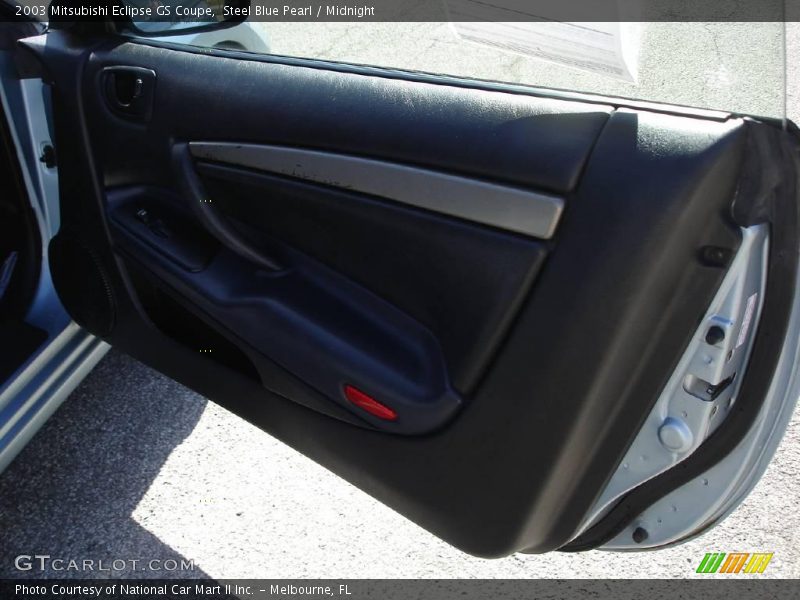 Steel Blue Pearl / Midnight 2003 Mitsubishi Eclipse GS Coupe