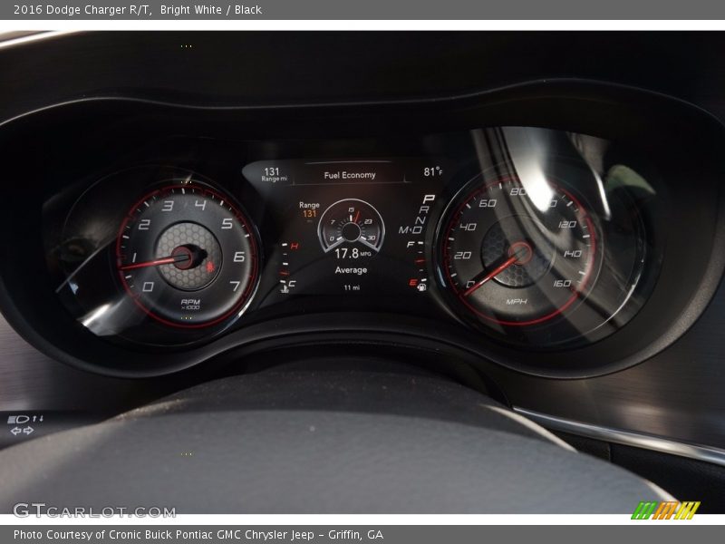 Bright White / Black 2016 Dodge Charger R/T