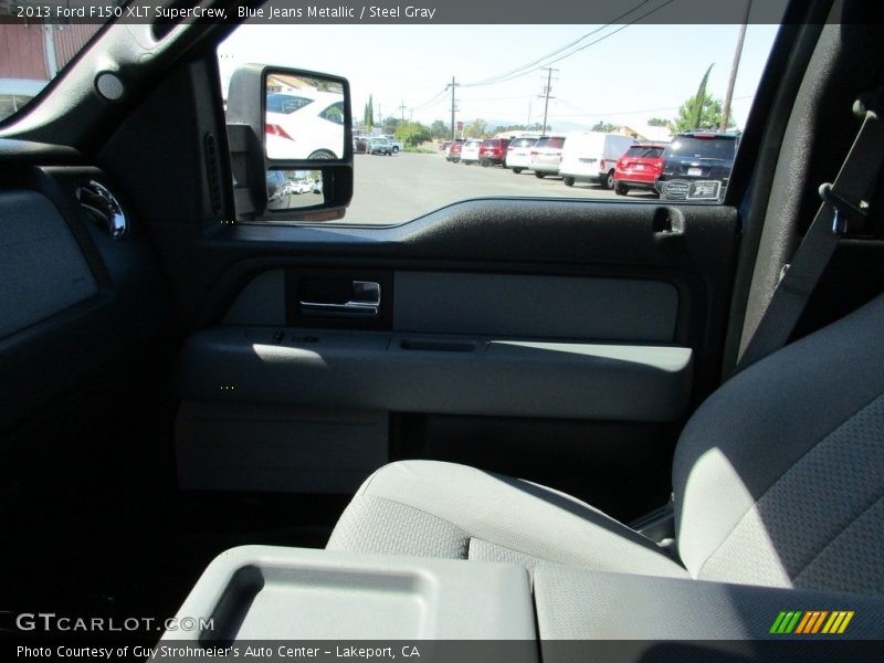Blue Jeans Metallic / Steel Gray 2013 Ford F150 XLT SuperCrew