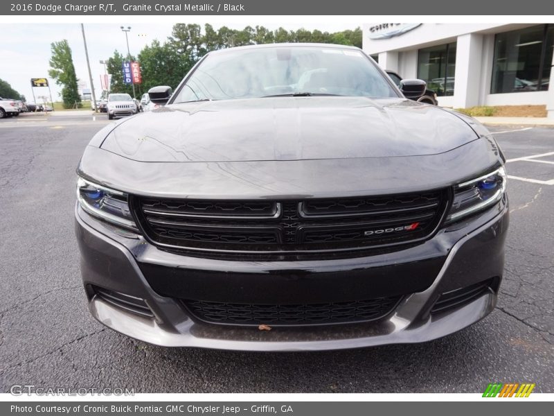 Granite Crystal Metallic / Black 2016 Dodge Charger R/T