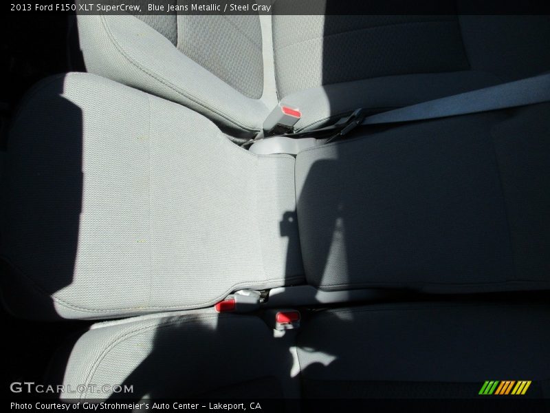 Blue Jeans Metallic / Steel Gray 2013 Ford F150 XLT SuperCrew
