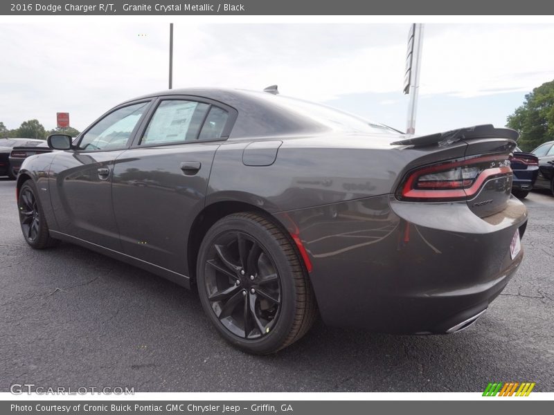 Granite Crystal Metallic / Black 2016 Dodge Charger R/T