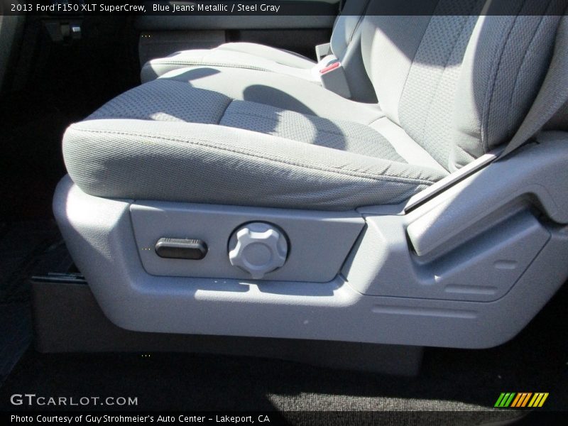 Blue Jeans Metallic / Steel Gray 2013 Ford F150 XLT SuperCrew