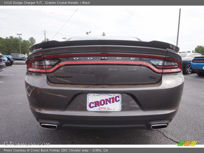 Granite Crystal Metallic / Black 2016 Dodge Charger R/T