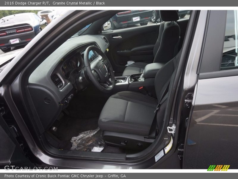 Granite Crystal Metallic / Black 2016 Dodge Charger R/T