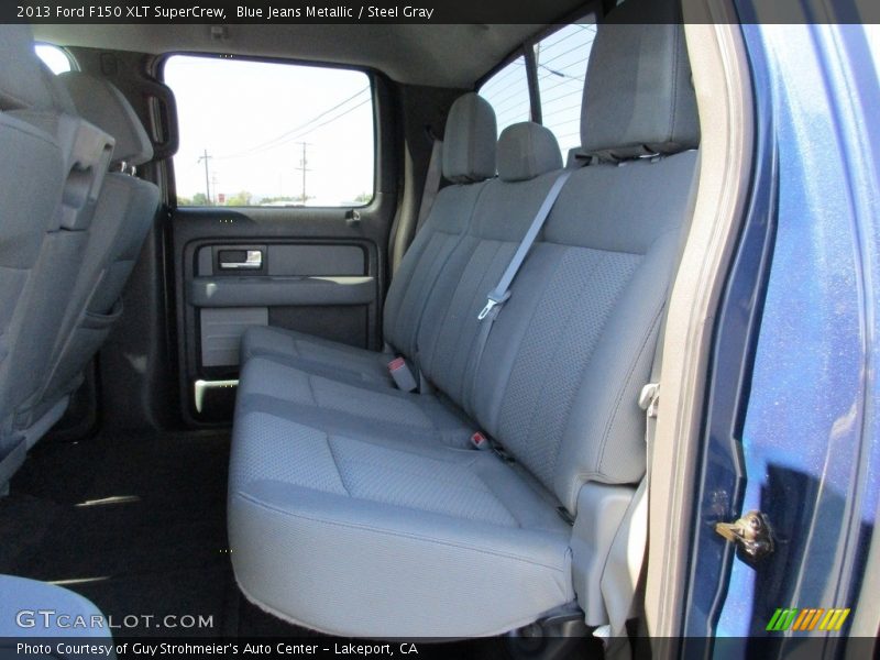 Blue Jeans Metallic / Steel Gray 2013 Ford F150 XLT SuperCrew