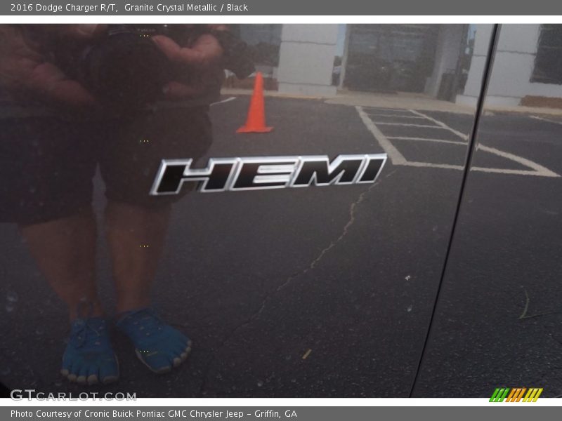 Granite Crystal Metallic / Black 2016 Dodge Charger R/T