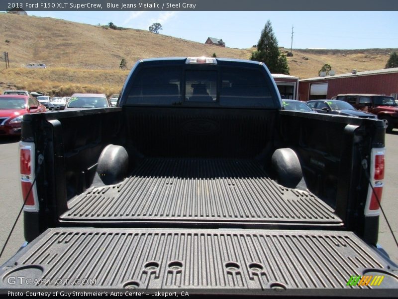 Blue Jeans Metallic / Steel Gray 2013 Ford F150 XLT SuperCrew