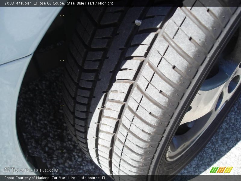 Steel Blue Pearl / Midnight 2003 Mitsubishi Eclipse GS Coupe