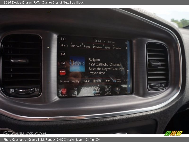 Granite Crystal Metallic / Black 2016 Dodge Charger R/T