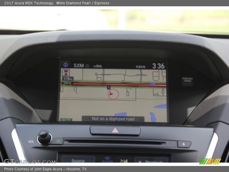 Navigation of 2017 MDX Technology