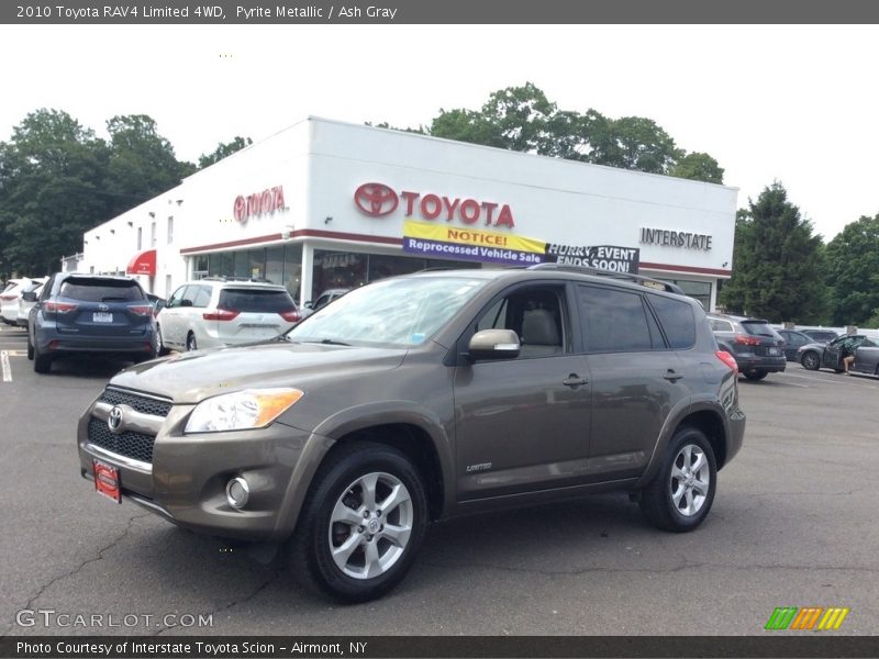 Pyrite Metallic / Ash Gray 2010 Toyota RAV4 Limited 4WD