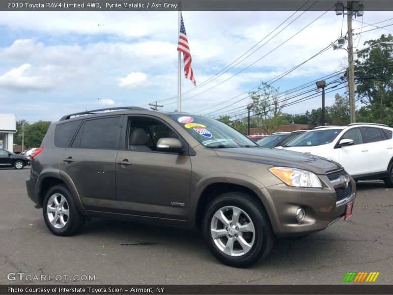Pyrite Metallic / Ash Gray 2010 Toyota RAV4 Limited 4WD