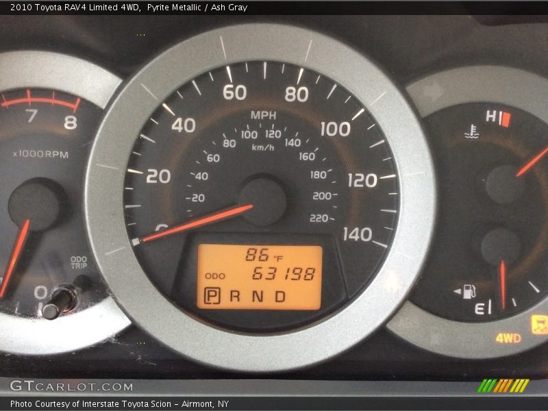 Pyrite Metallic / Ash Gray 2010 Toyota RAV4 Limited 4WD