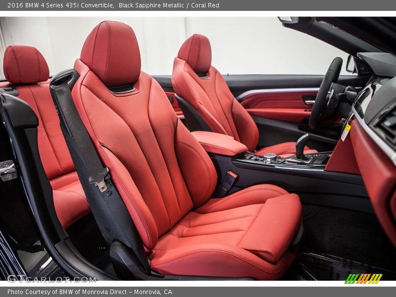 2016 4 Series 435i Convertible Coral Red Interior