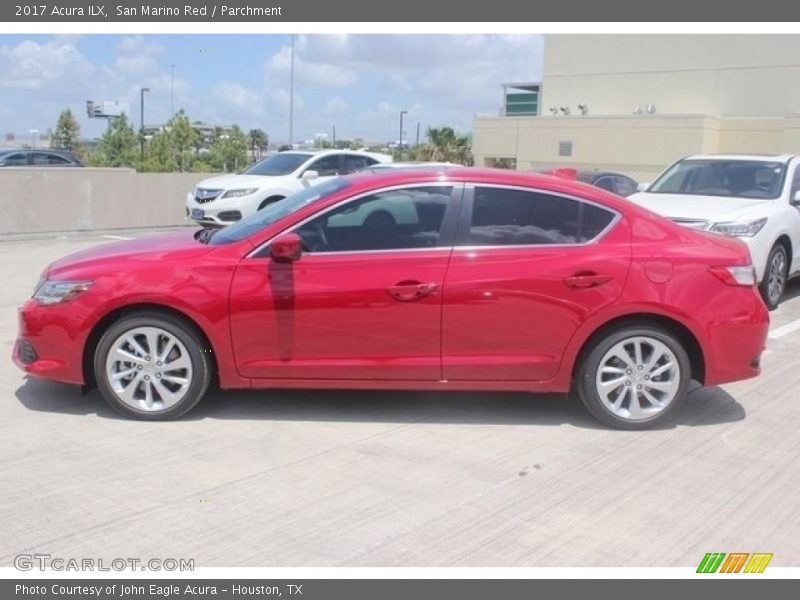 San Marino Red / Parchment 2017 Acura ILX