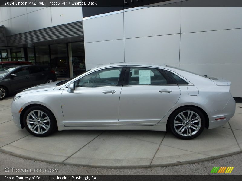 Ingot Silver / Charcoal Black 2014 Lincoln MKZ FWD