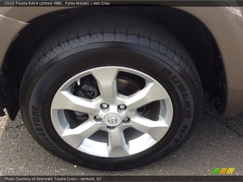 Pyrite Metallic / Ash Gray 2010 Toyota RAV4 Limited 4WD