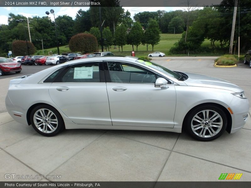 Ingot Silver / Charcoal Black 2014 Lincoln MKZ FWD