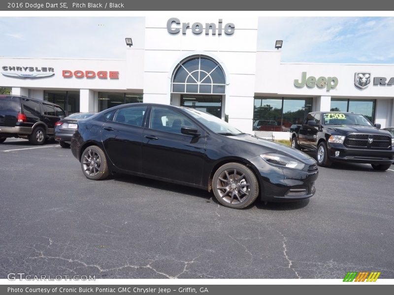 Pitch Black / Black 2016 Dodge Dart SE