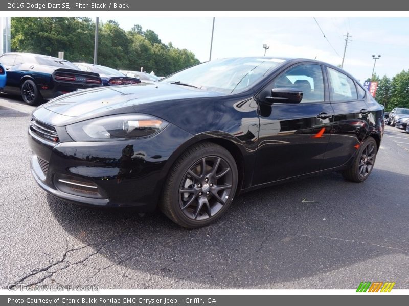Pitch Black / Black 2016 Dodge Dart SE