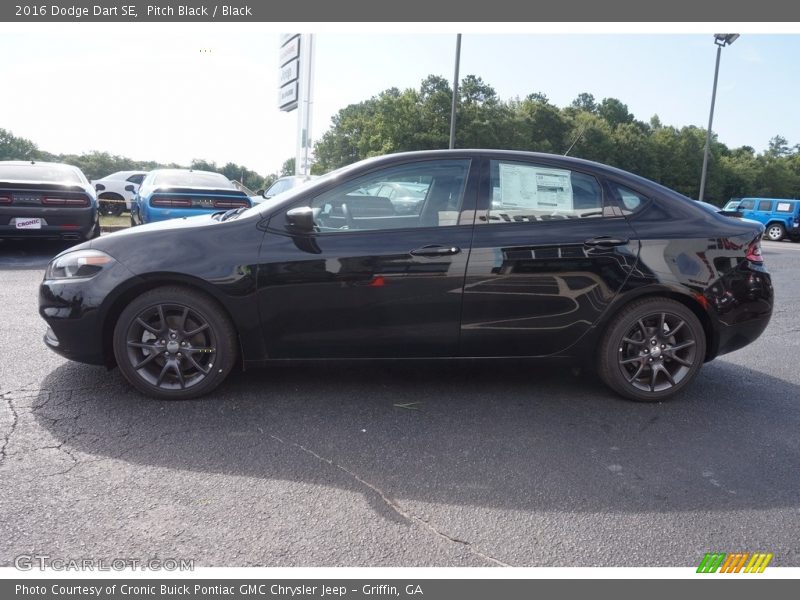 Pitch Black / Black 2016 Dodge Dart SE