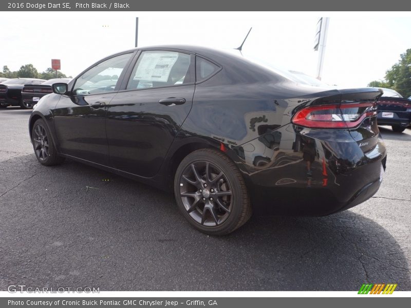 Pitch Black / Black 2016 Dodge Dart SE