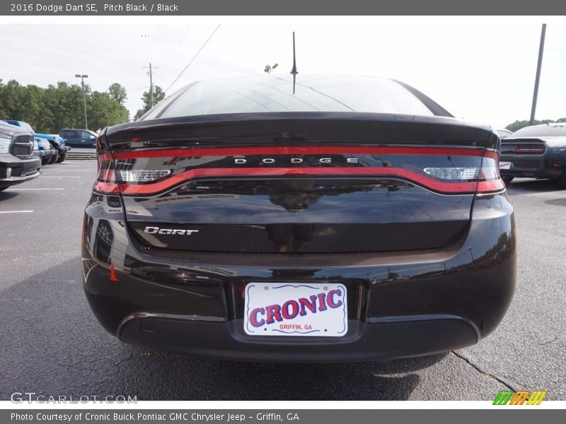 Pitch Black / Black 2016 Dodge Dart SE